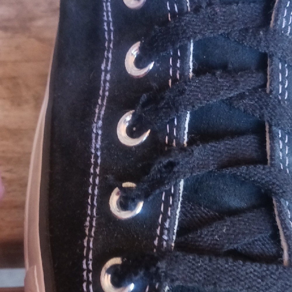 Converse Cons Black and White Canvas Sneakers - Picture 16 of 16